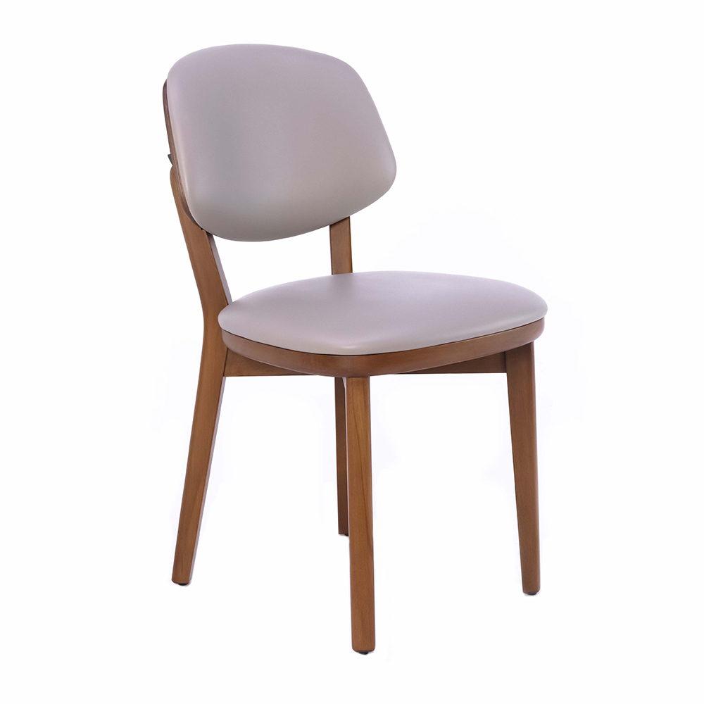 Ahşap Deri Sandalye