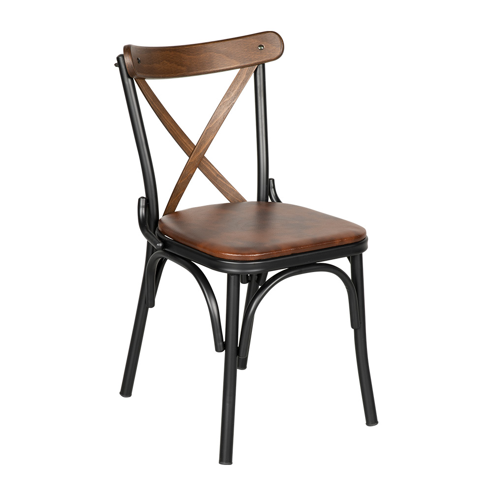 Çapraz Sırt Ahşap Sandalye