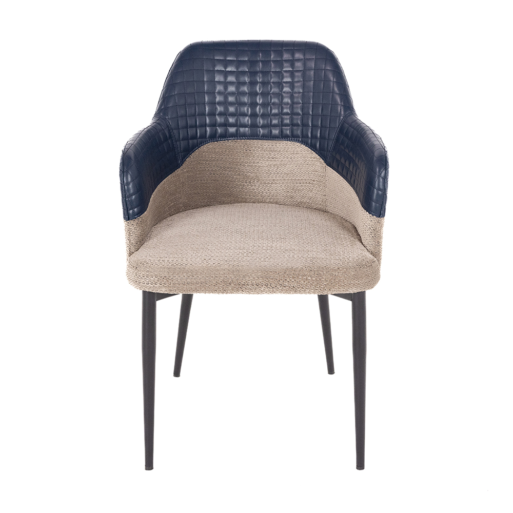 Kapitoneli Kumaş Sandalye - Görsel 1