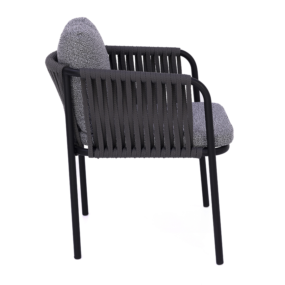 Lina Örgü Detaylı Restoran Sandalyesi