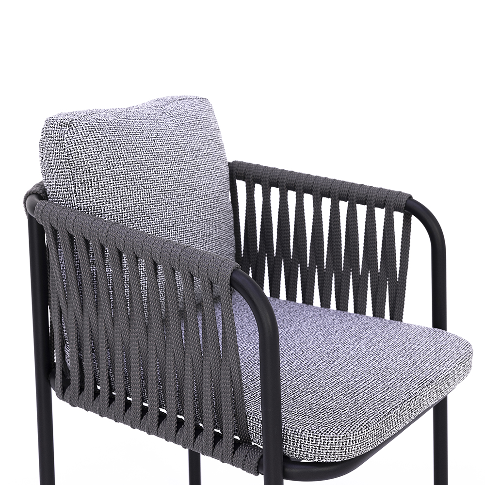 Lina Örgü Detaylı Restoran Sandalyesi