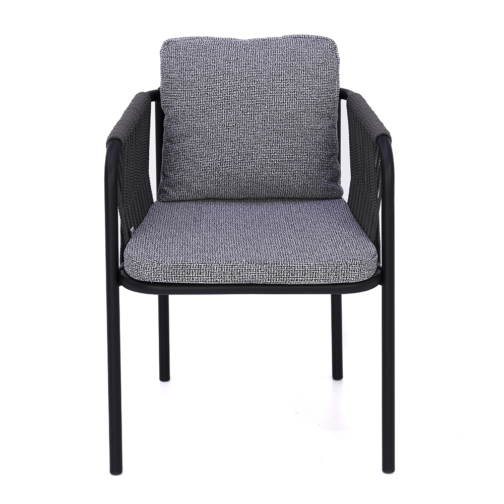 Lina Örgü Detaylı Restoran Sandalyesi