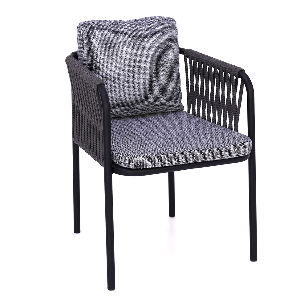 Lina Örgü Detaylı Restoran Sandalyesi