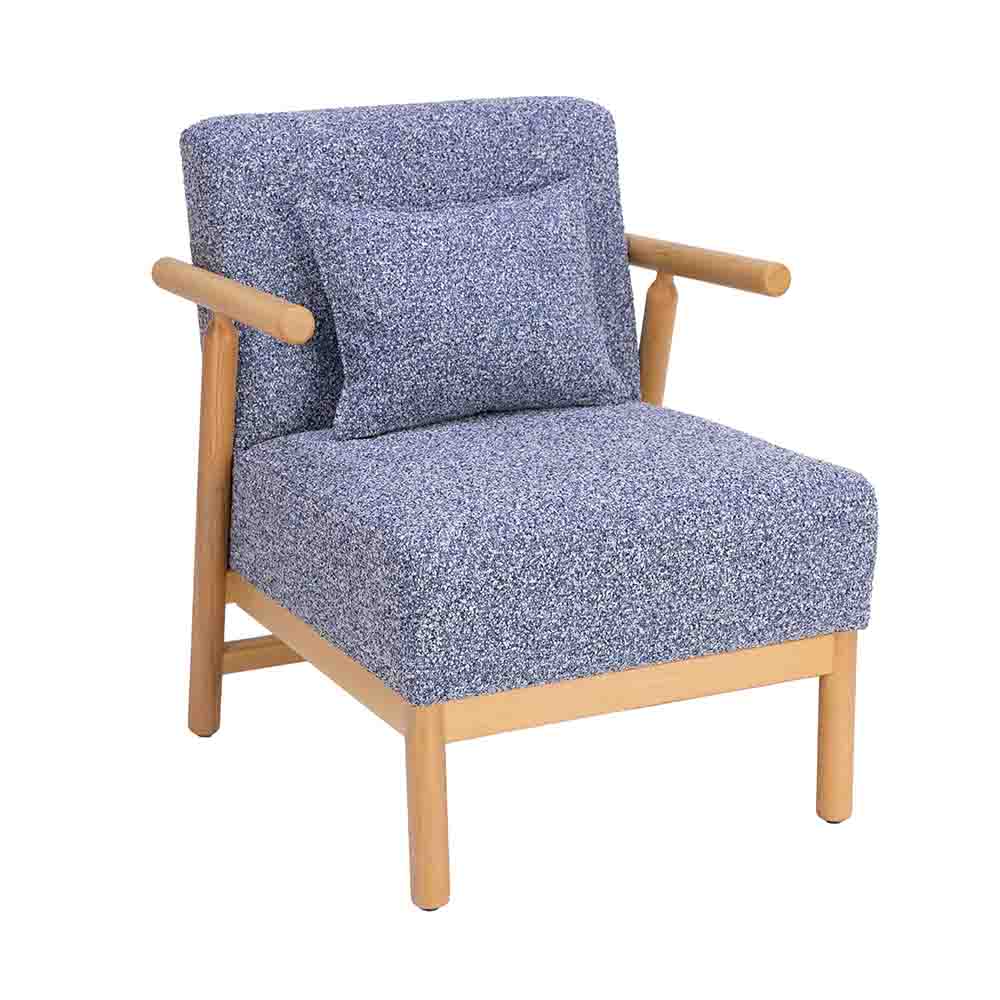 Luna Yumuşak Oturumlu Ahşap Kollu Sandalye