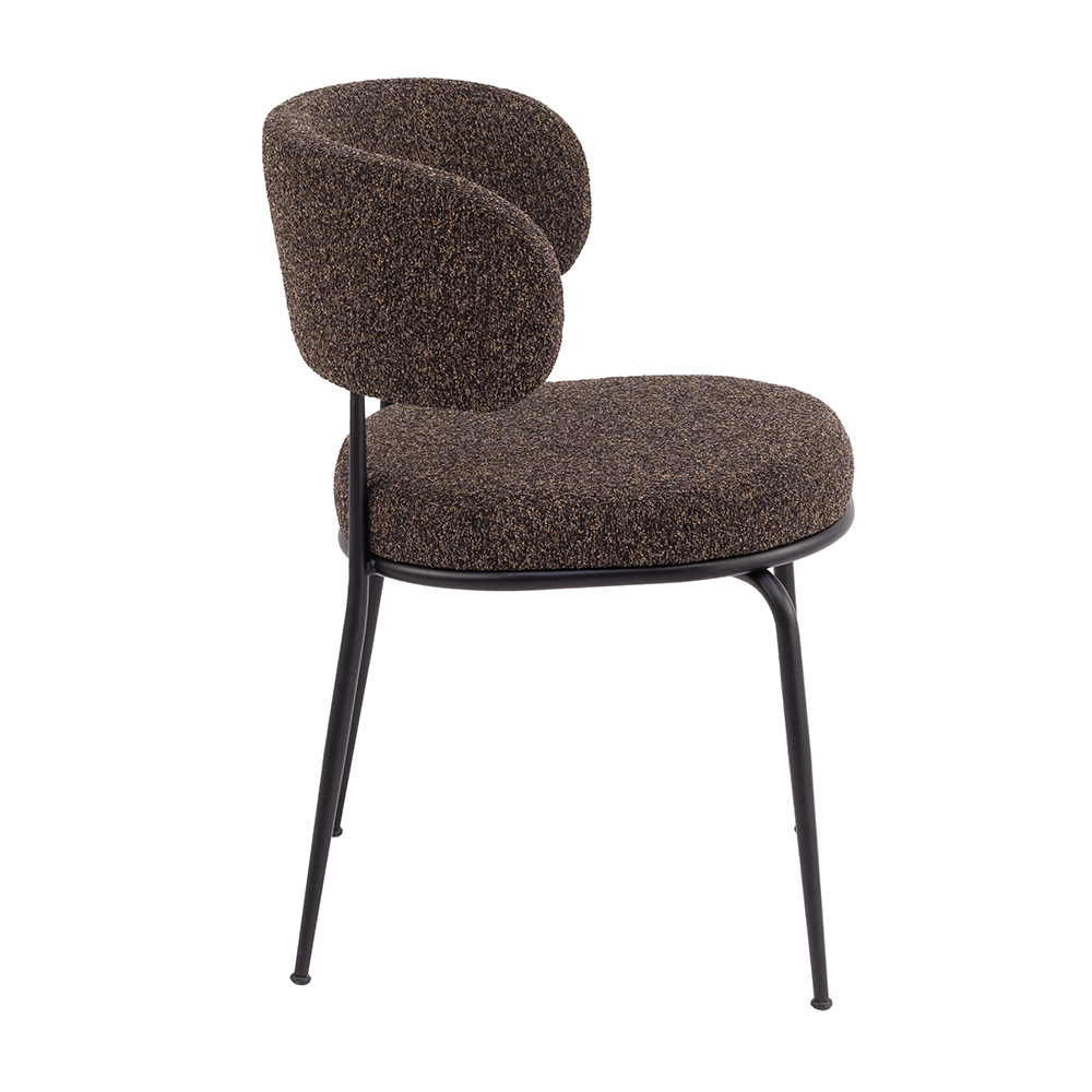 Metal Ayaklı Kumaş Döşemeli Sandalye - Görsel 3