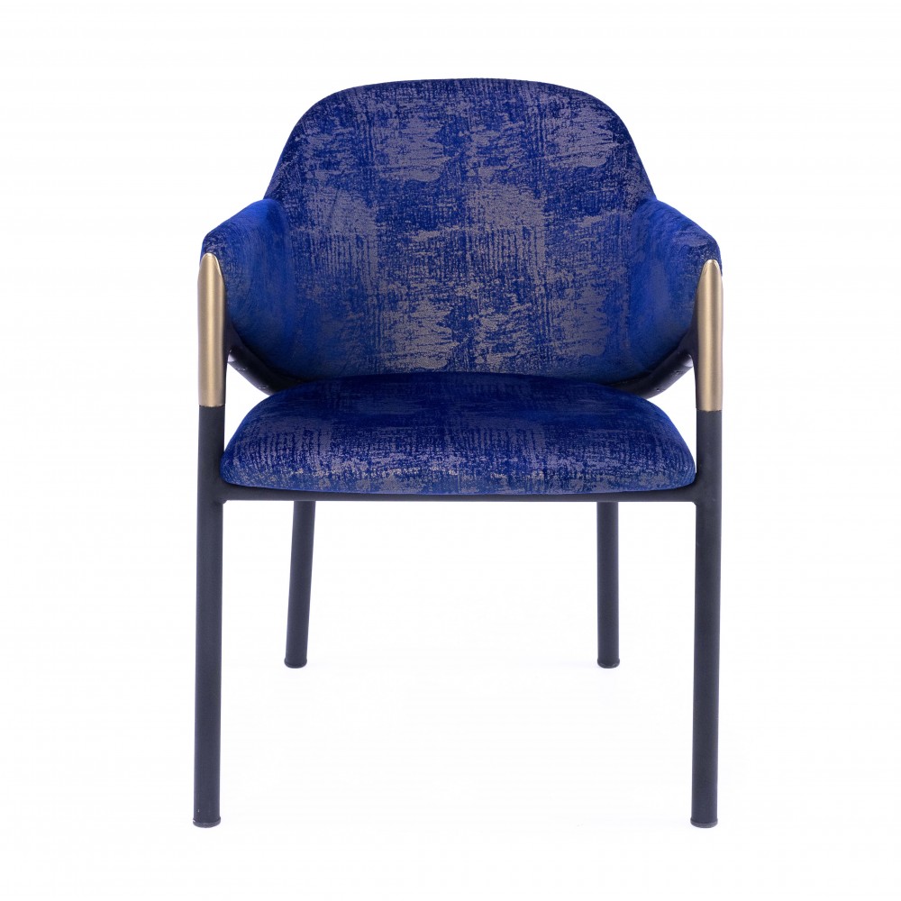 Mira Gold Detaylı Kumaş Kollu Sandalye