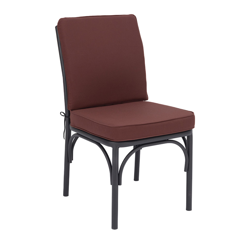 Mora Deri Döşemeli Metal Sandalye