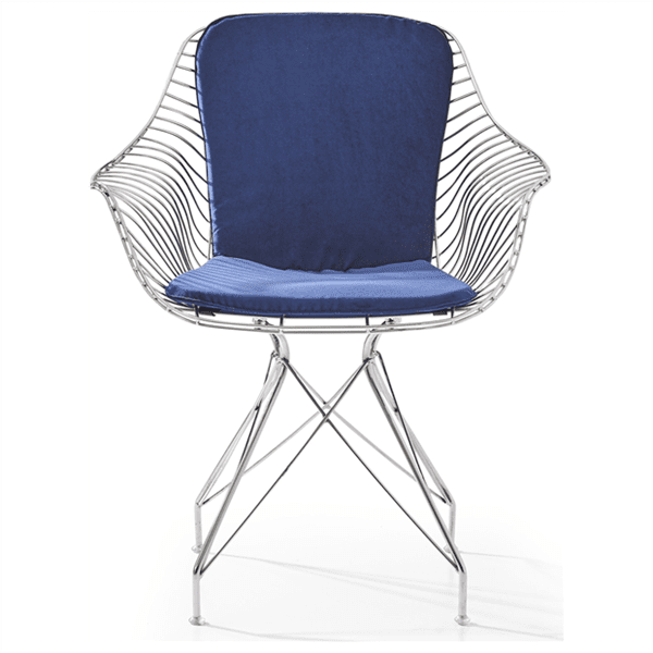 Ravel Tel Metal Sandalye