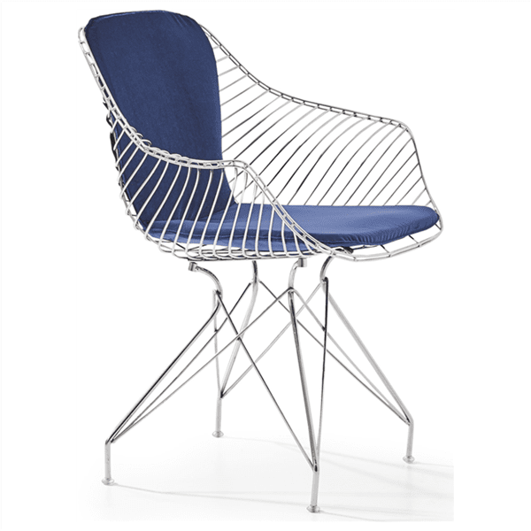 Ravel Tel Metal Sandalye