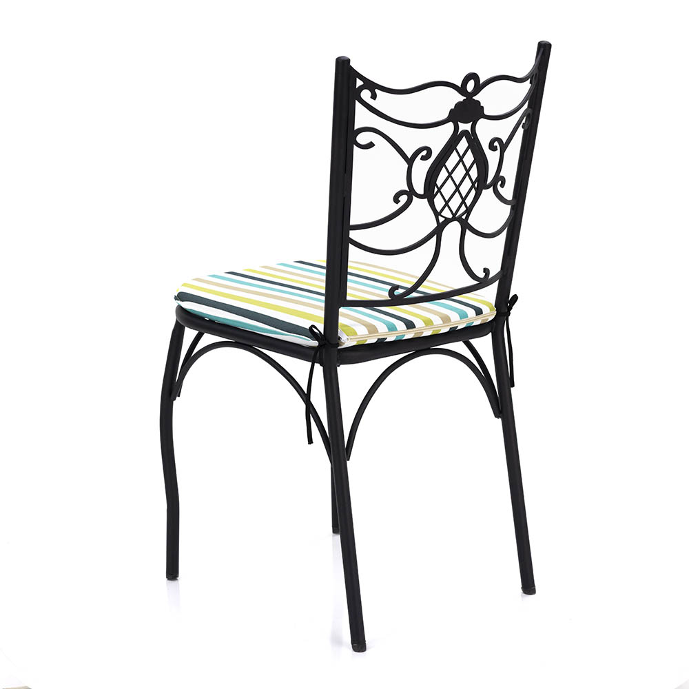 ferforje metal sandalye