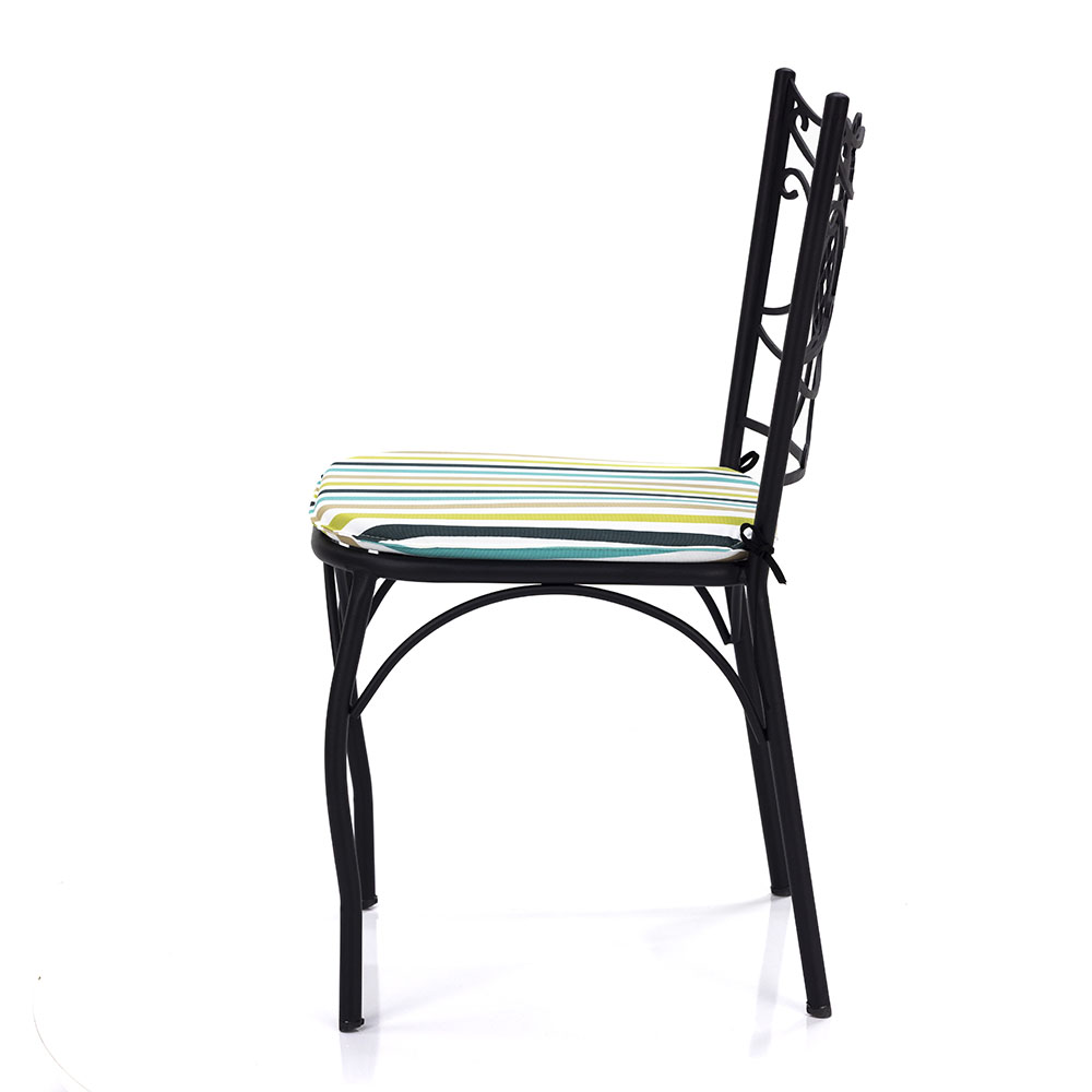 ferforje metal sandalye